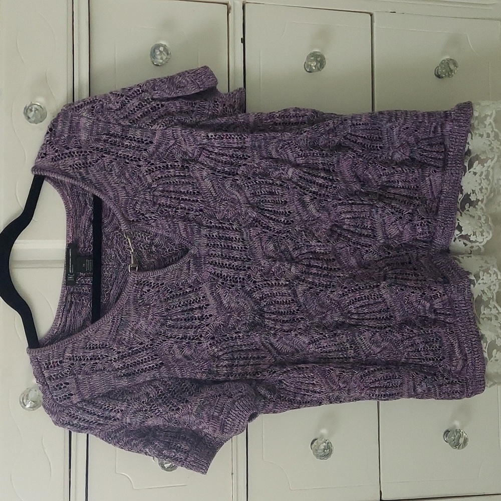 INC Sexy lace bottom sweater